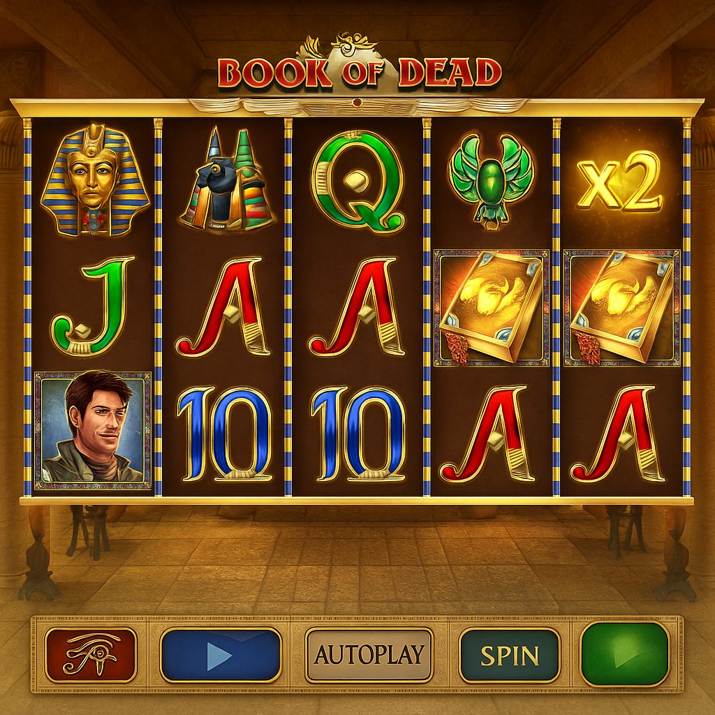 Casinado - Book of Dead Slot Game - Play'n GO