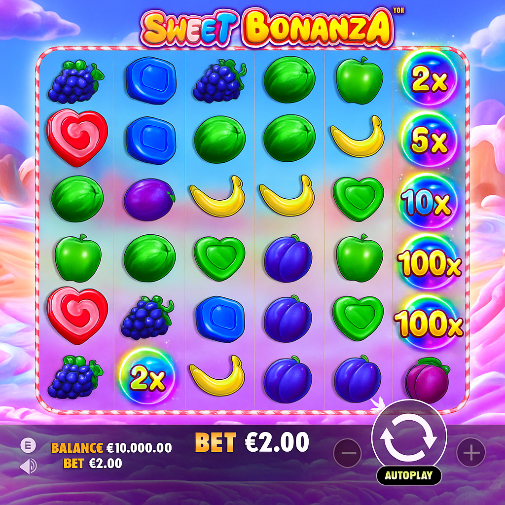 Casinado - Sweet Bonanza Slot Game - Pragmatic Play